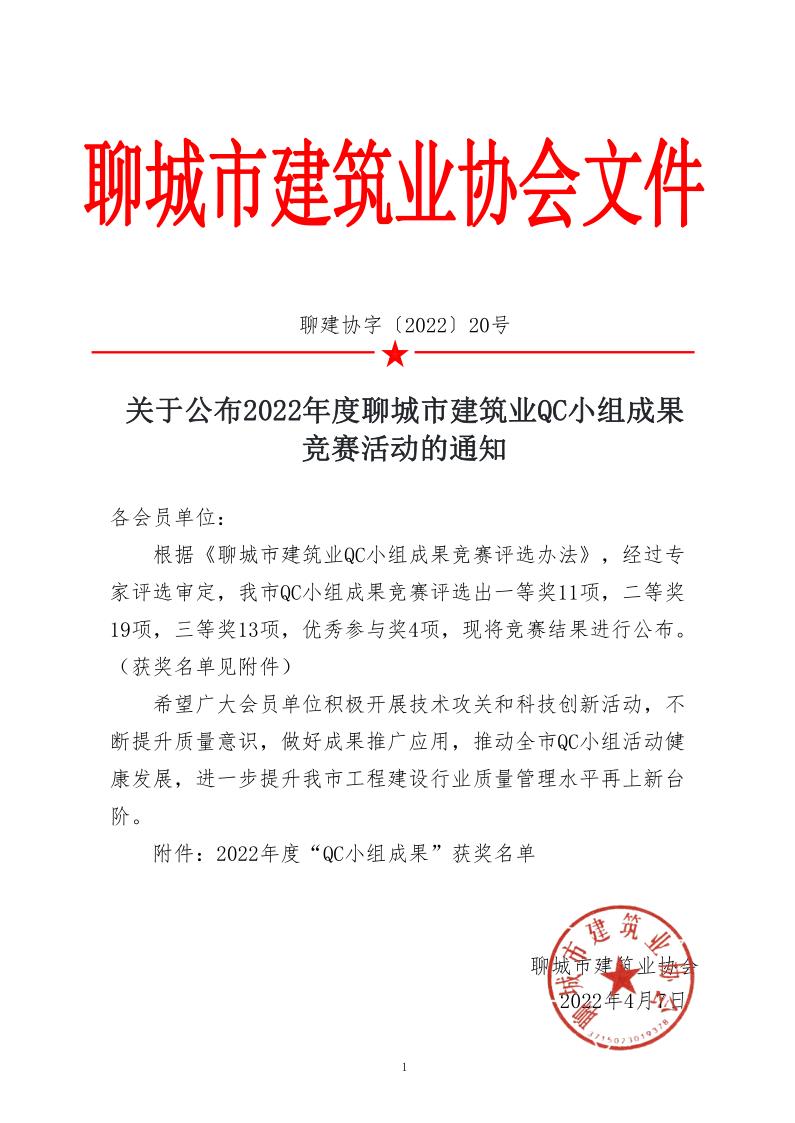 關于公布2022年度聊城市建筑業(yè)QC小組成果競賽活動的通知_1.jpg